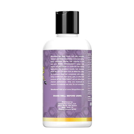Stinger Detox Folli-Kleen Hair Shampoo Cleanser – 4 Fl Oz | Deep Hair Detox Formula
