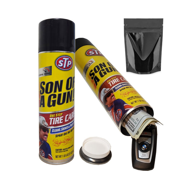 Son of a Gun Diversion Safe – Hidden Stash Can with Screw Lock Compartment