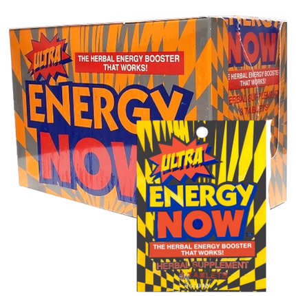 Ultra Energy Now – Herbal Energy Supplement | 2 Boxes (24 Packs x 3 Tablets Each)