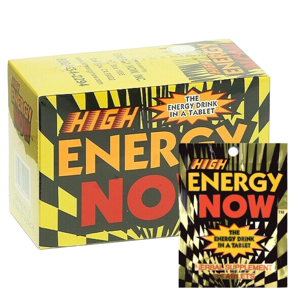 High Energy Now — Herbal Energy Supplement | 24 Packs (72 Pills)