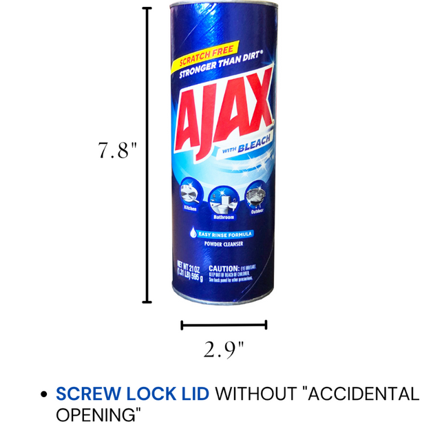 Ajax Diversion Safe – Hidden Stash Can with Screw-Lock Compartment for Valuables