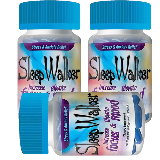 Sleep Walker 60 Capsules 3 Bottles RedXdawn Mood Enhancer Pill Red Dawn - XDeor