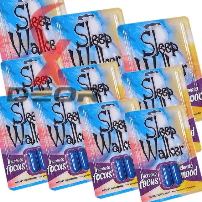 Sleep Walker Capsules Blister Focus & Mood Optimizer Blister 20 PACK - XDeor