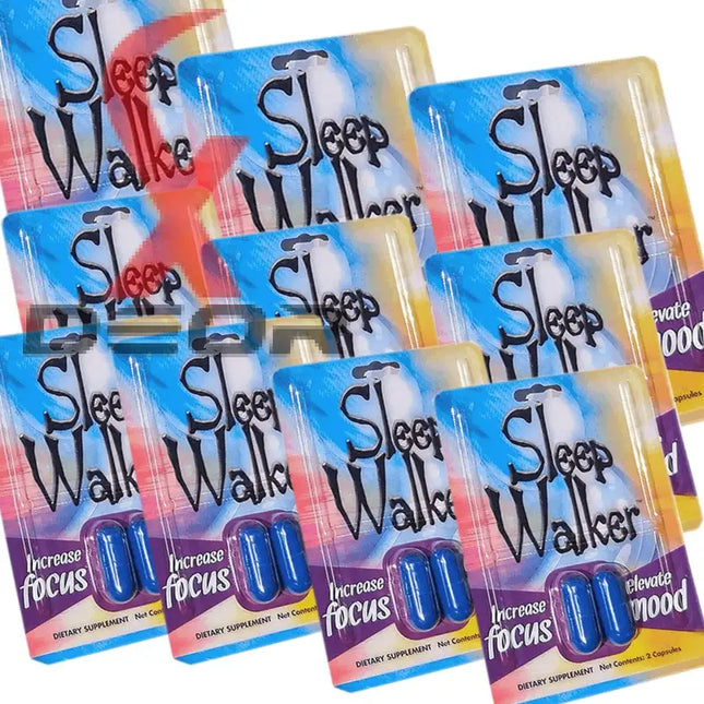 Sleep Walker Capsules Blister Focus & Mood Optimizer Blister 20 PACK.
