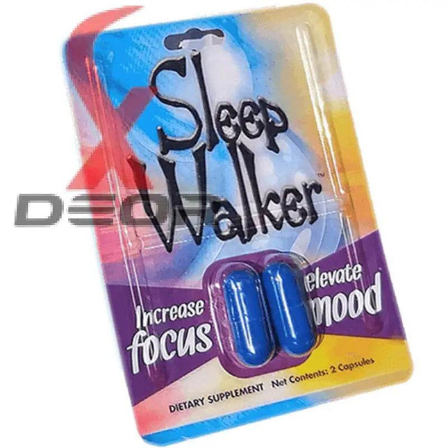 Sleep Walker Capsules Blister Focus & Mood Optimizer Blister 20 PACK - XDeor