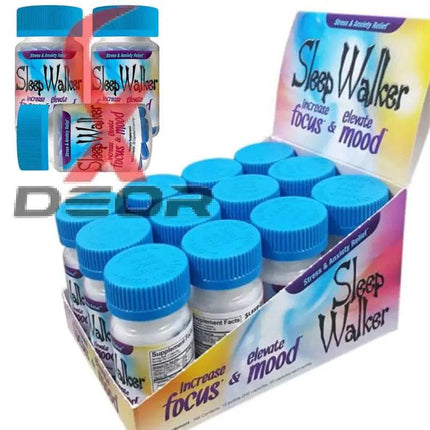 Sleep Walker Focus and Mood Enhancer – Full Box 12 Bottles | 20 Capsules Each - XDeor