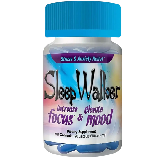 20 Capsules Sleep Walker Mood Enhancer Bottle Red Dawn RXD - XDeor
