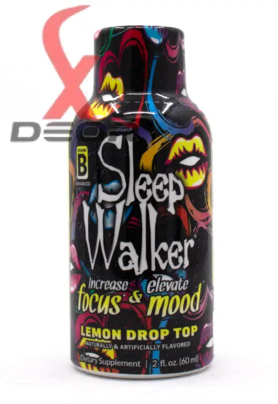 Sleep Walker Lemon Drop Shots Full Box Focus & Mood Optimizer.