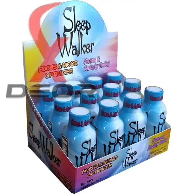 Sleep Walker Shot 2 oz – Focus & Mood Optimizer | 12 Bottles - XDeor