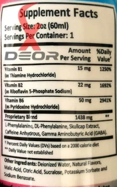 Sleep Walker Shot 2 oz – Focus & Mood Optimizer | 12 Bottles - XDeor