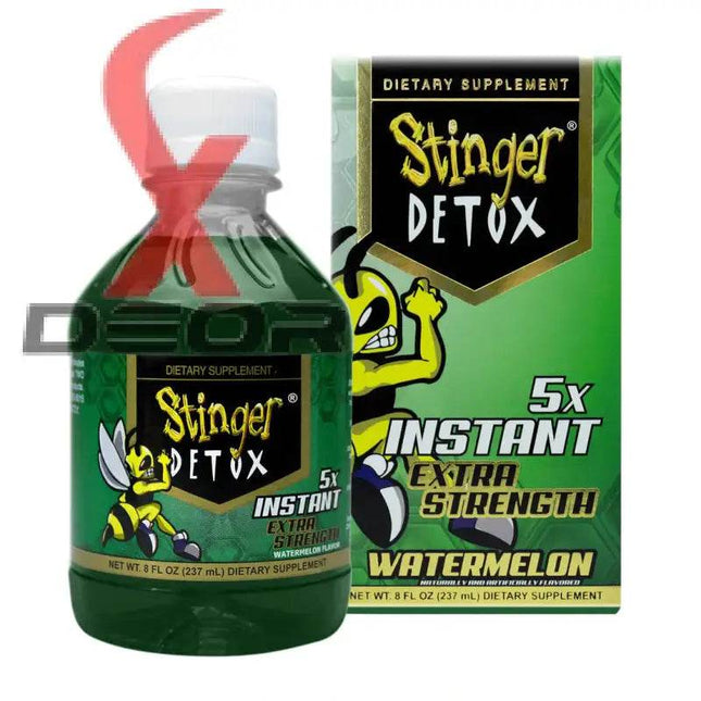 Stinger Detox 5X 7-Day Permanent Cleanse – Watermelon Flavor – 8 FL OZ - XDeor