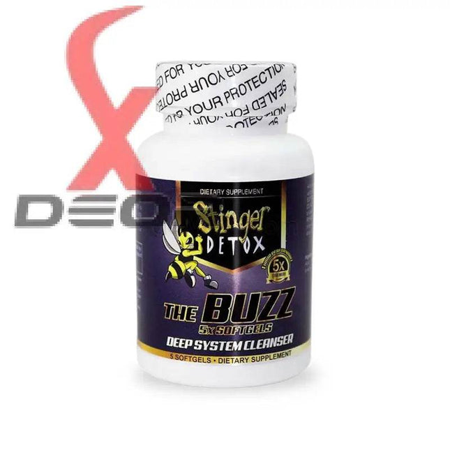 Stinger Detox 5X Buzz Capsules – 4 Count | Whole Body Deep System Cleanser - XDeor