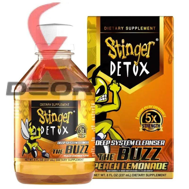 Stinger Detox Buzz 5X Extra Strength Drink – Peach Lemonade – 8 FL OZ - XDeor