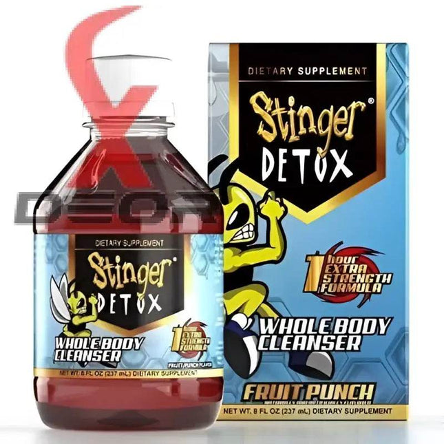 Stinger Detox Whole Body Cleanser – 1 Hour Extra Strength Drink, Fruit Punch Flavor - XDeor