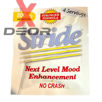 Stride Energy & Focus Capsules – 800mg Formula – 6 Pack (24 Capsules Total) – From Makers of Derall – EXP 02/2027.