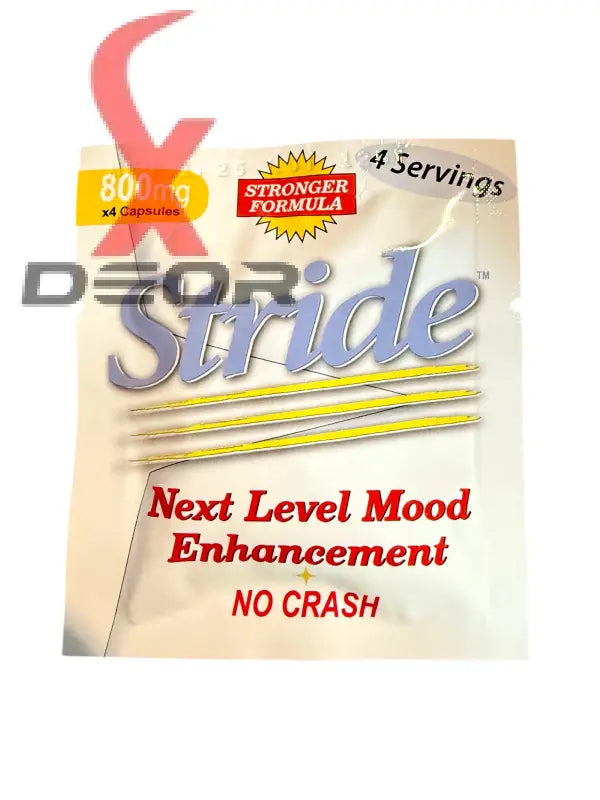 Stride Energy & Focus Capsules – 800mg Formula – 6 Pack (24 Capsules Total) – From Makers of Derall – EXP 02/2027.