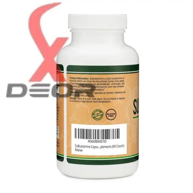 Sulbutiamine – Supports Motivation, Focus & Memory (90 Capsules) - XDeor
