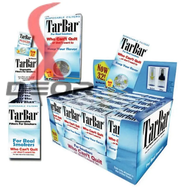 TarBar Cigarette Filters – 10 Boxes (320 Filters Total) | Disposable Tar-Reducing Filter Tips - Filter Tips