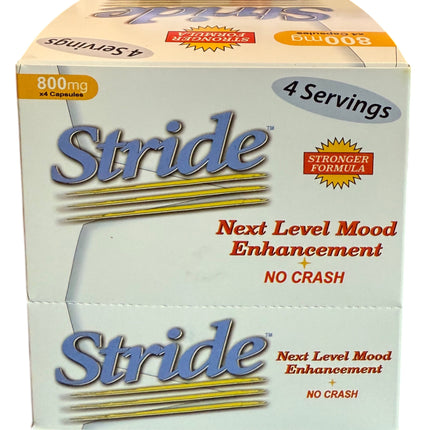 Stride Next Level MOOD Enhancement 800mg – 2 Boxes (24 Packs Total)