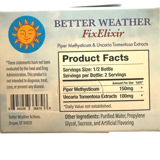 Better Weather Fix Elixir | 12-Pack Display (0.5 fl oz each)