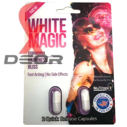White Magic Relax Chill & Happiness Enhancement Full Box 12 Card 24 Capsule.
