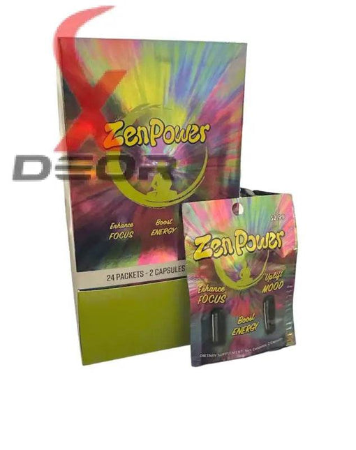 Zen Power 2 Count Capsules Full Box of 24 Pack 2 Count Total 48 Capsules - XDeor