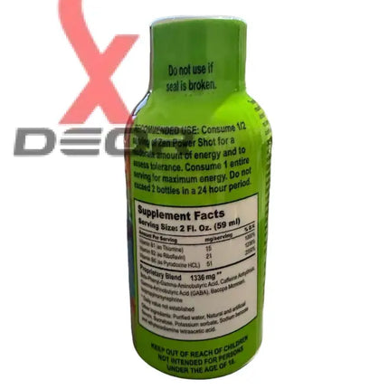 Zen Power 2oz Shot 12 Bottle of 2oz Zenpower Mood Enhancer Shot.