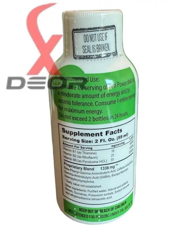 Zen Power Nu-Tropic 2oz Shot Green Apple Candy 12 Bottle of 2oz - XDeor