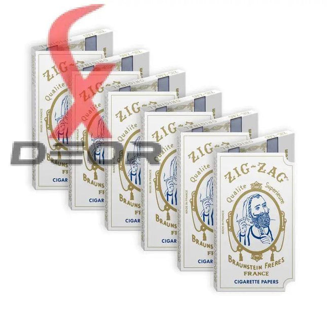 Zig Zag Original White Rolling Papers – 10 Packs - XDeor