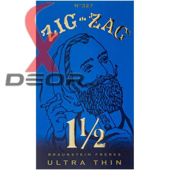 Zig Zag Ultra Thin 1 1/2 Rolling Papers – Full Box (24 Booklets, 32 Papers Each) - XDeor