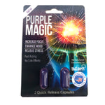 6x NEW Purple Magic Focus Mood Enhancement 6 Card 12 Capsule