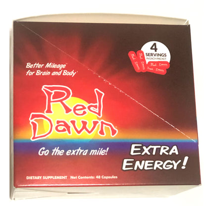 2x Red Dawn Go The Extra Mile Extra Energy Capsule (8 Capsules) - XDeor