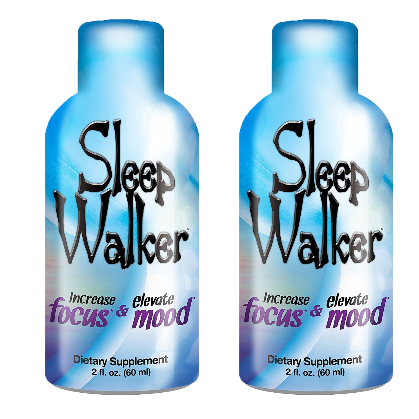 12 Bottles 2oz Sleep Walker Shot Focus & Mood Optimizer Full Box