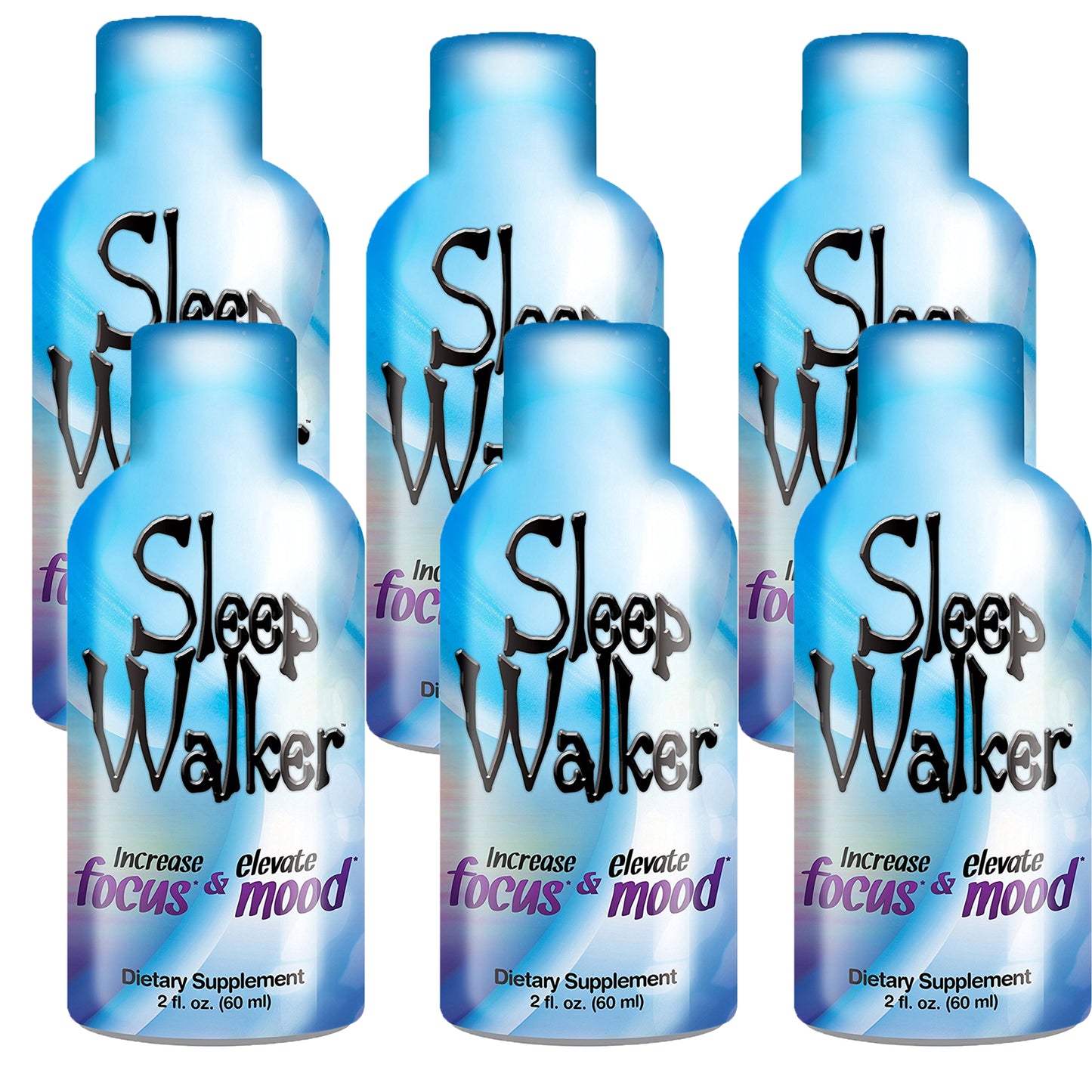 2oz Sleep Walker Shot Focus & Mood Optimizer - 6 Bottles - XDeor