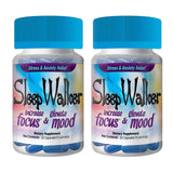 80 Capsules Sleep Walker Mood Enhancer 4 Bottles of 20 Red Dawn Pill Caps - XDeor