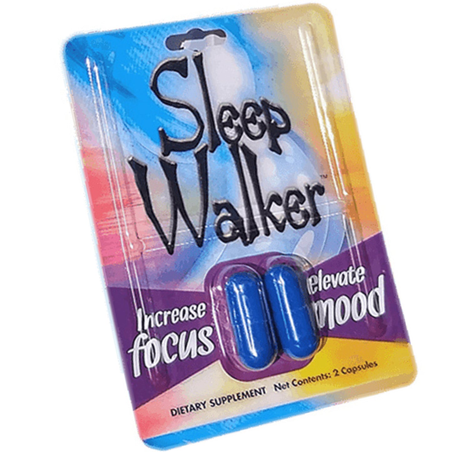 Sleep Walker Capsules Focus & Mood Optimizer Blister - 24 Pack of 2CT Full Box - XDeor