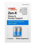 ZEN-X Stress & Anxiety Support 2 Count Capsule Blister Box 6 Pack 12 Capsule