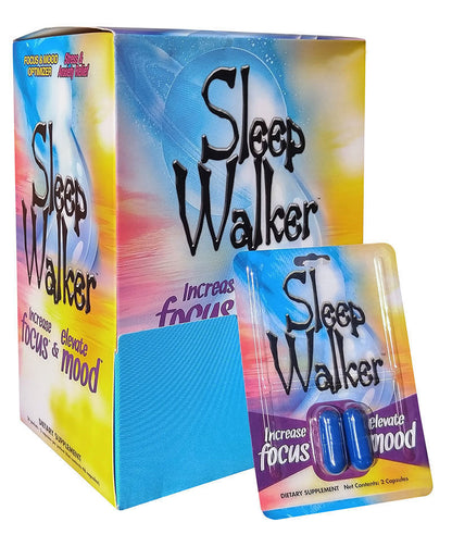 Sleep Walker Capsules Blister Focus & Mood Optimizer Blister - 20 Pack OF 2CT (40 Capsule) - XDeor